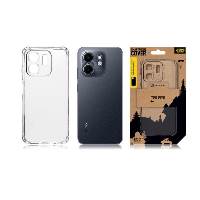 Tactical TPU Plyo Kryt pro Infinix Smart 9 Transparent